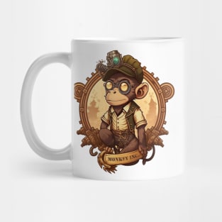 Grease Monkey Steampunk Style Monkey Mug